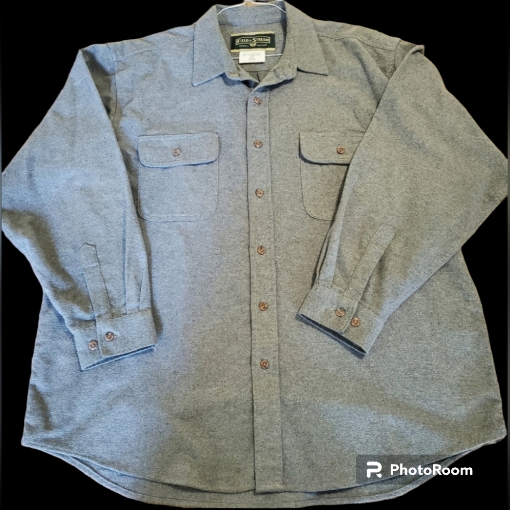 Field & Stream Original Outfitter Man Grey Jacket Shacket Size XXL